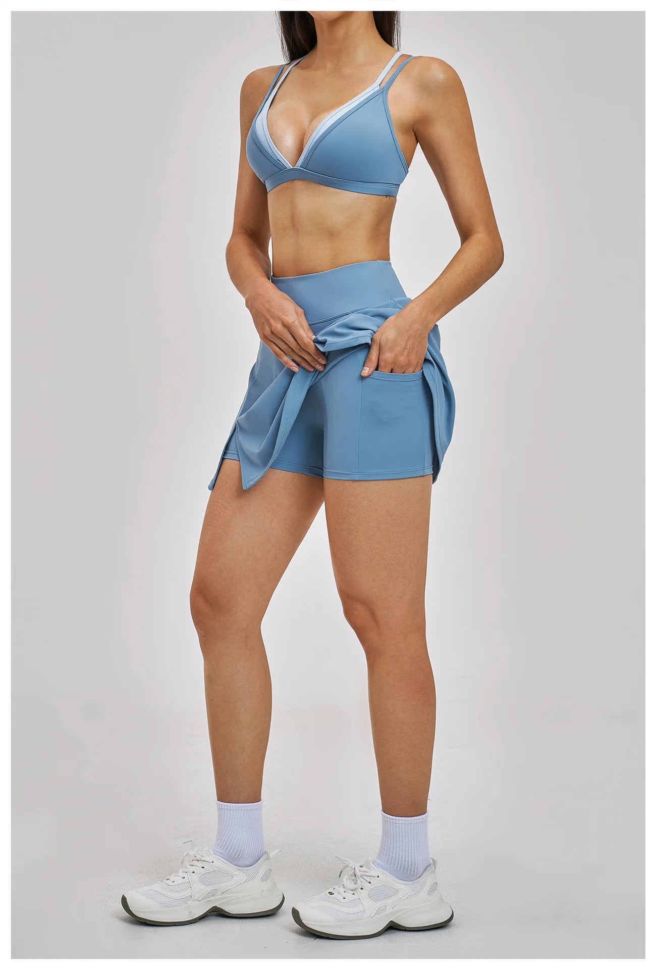 Luma Contour Set with Skort | Two Tone