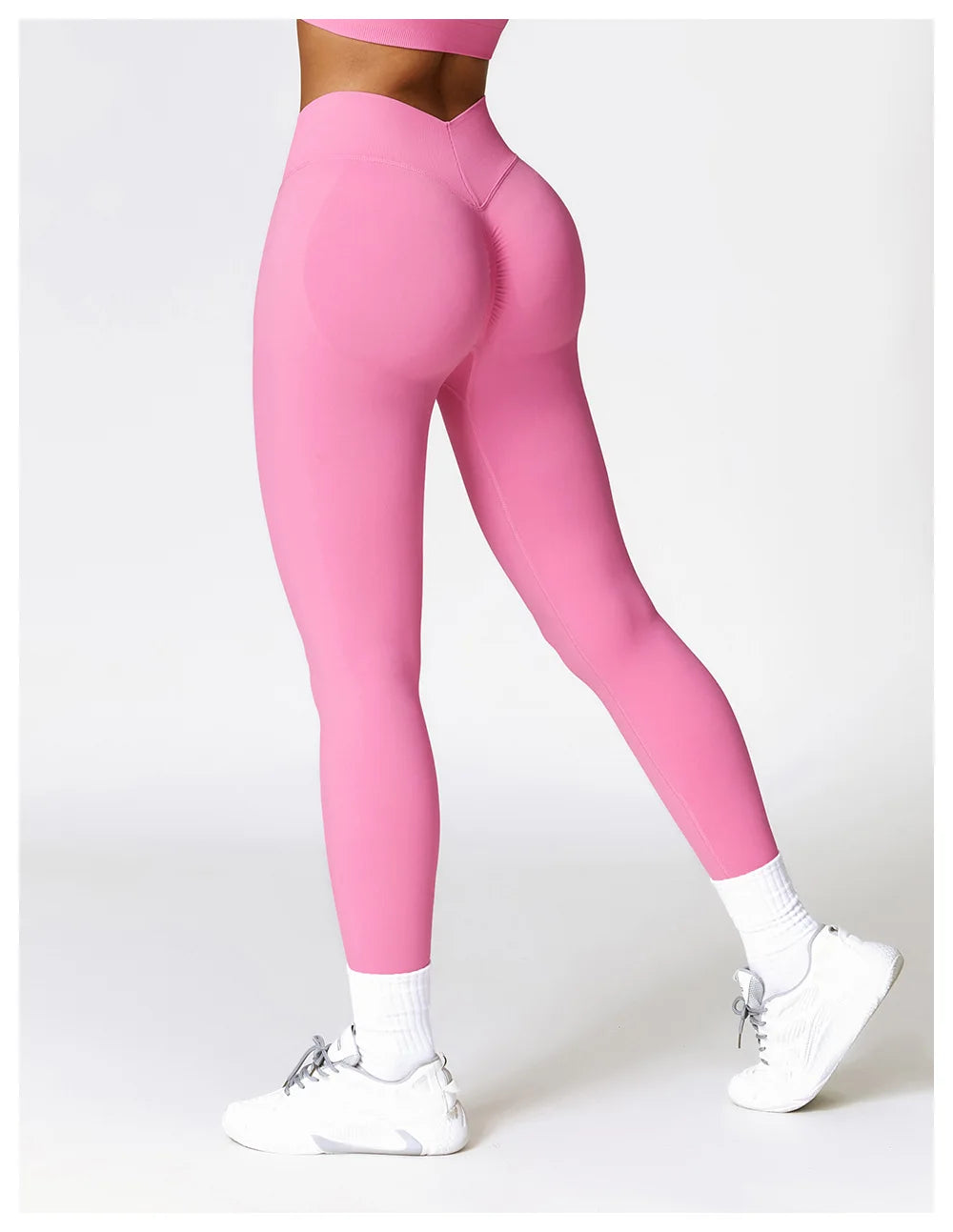 V-Back Booty-Lifting Leggings – Seamless